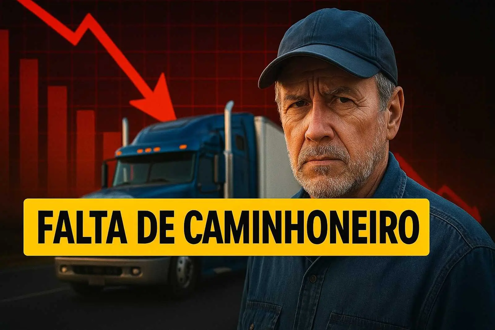 Brasil pode enfrentar apagão de caminhoneiros nos próximos anos